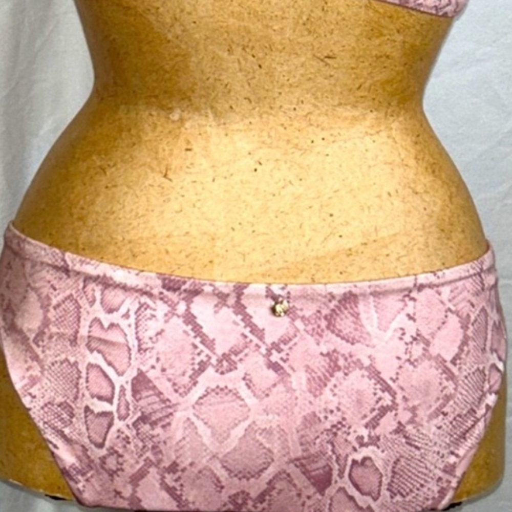 Victoria's Secret Pink Snake Print Bikini Bottom - Picture 3 of 6